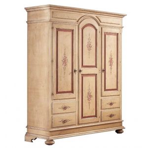 Armoire 3 portes style classique Ancienne Fleur