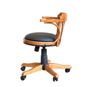 Fauteuil pivotant avec roulettes