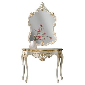 Ensemble console et miroir d'entrée Gold Plus