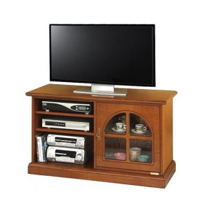 Meuble TV avec 1 porte et niche