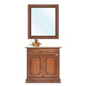 Ensemble buffet et miroir classique