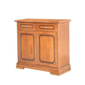 Buffet classique en bois 2 portes 2 tiroirs