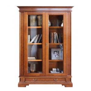Vitrine avec tiroir et niche secrète