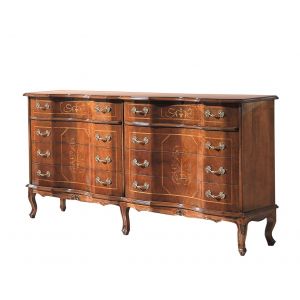 Commode double largeur 8 tiroirs