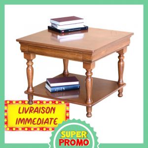 SUPERPROMO - Table carrée Louis Philippe