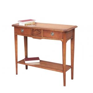 Table console 90 cm avec 2 tiroirs