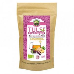 Infusion de Tulsi gingembre bio &eacute;quitable 125g