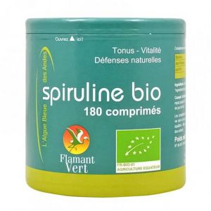 Spiruline des Andes bio 180 comprimés