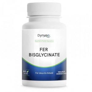 Fer bisglycinate ch&eacute;lat&eacute; 60 g&eacute;lules