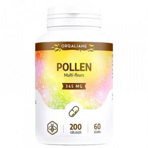 Pollen multi-fleurs 200 g&eacute;lules