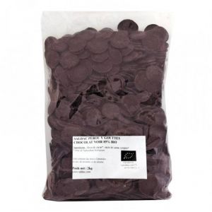 Chocolat noir de couverture en gouttes 85% bio &eacute;quitable 2kg