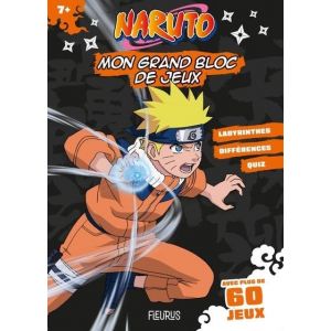 Naruto : Mon grand bloc de coloriages et jeux