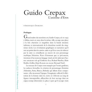 Guido crepax - L'axiome d'eros