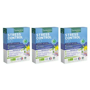 Santarome - Stress Control - D&eacute;stresse - 30 g&eacute;lules - Lot de 3