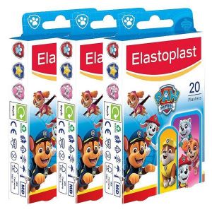 Elastoplast Enfant Pansement Pat&rsquo;Patrouille Lot de 3 x 20 unit&eacute;s