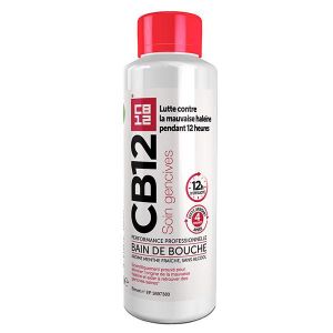 CB12 Bain de Bouche gencives sensibles menthe fraîche 12h 500ml