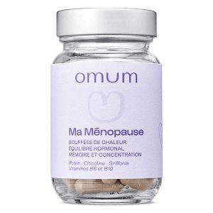 Omum Ma M&eacute;nopause Compl&eacute;ment alimentaire bouff&eacute;es de chaleur 42 g&eacute;lules