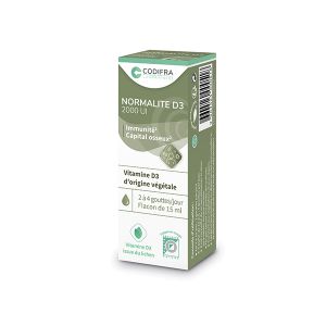 Codifra Normalite D3 Immunité et Protection osseuse 2000 UI 15ml