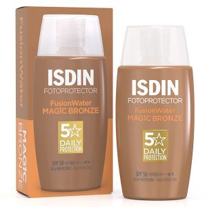 Isdin Fusion Water Color Bronze Cr&egrave;me Solaire Visage Teint&eacute;e SPF50 50ml