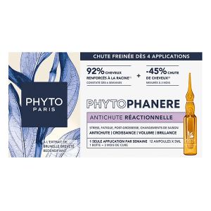 Phyto Phytophanere - Traitement antichute r&eacute;actionnelle 12 x 5 ml