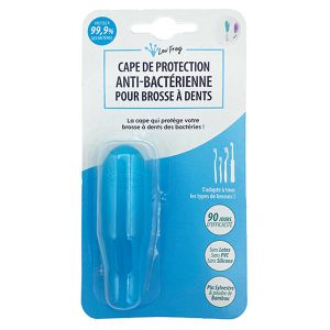 Lov'FROG Cape de Protection pour Brosse à Dents Bleu Ciel