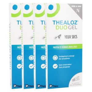 Théa Thealoz Duo Gel 10 unidoses - Lot de 4