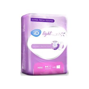 L&R iD Light Protection Anatomique Mini 2 Gouttes 22,7 x 9,2cm 20 unit&eacute;s