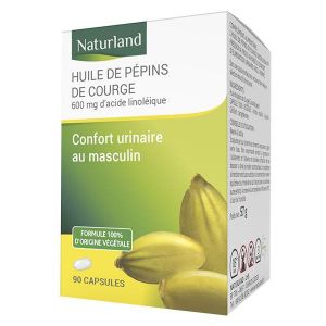 Naturland Huile de P&eacute;pin de Courge 90 capsules