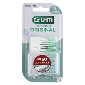 Gum Brossette Interdentaire Soft-Picks Original Medium 50 unités