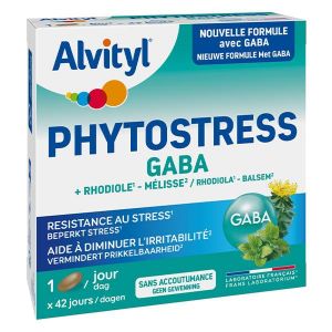 Alvityl Phytostress GABA Rhodiole Mélisse 42 Jours Dès 12 ans
