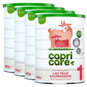 CapriCare Lait de Chèvre 1er Âge 800g - Lot de 4