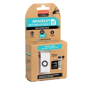Manouka Bracelet Anti-moustiques Adulte - Coloris Blanc