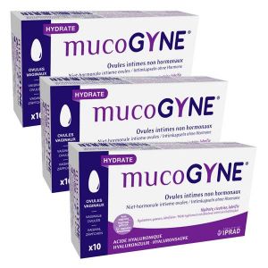 Mucogyne Ovules Intimes Non Hormonaux 10 ovules Lot de 3