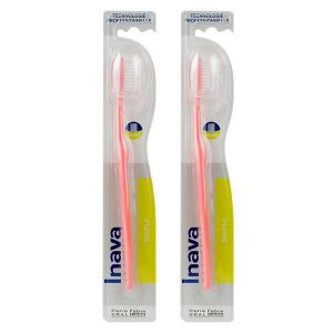 Inava Brosse &agrave; Dents 20 100 Souple Lot de 2