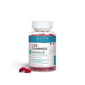 Biocyte Gummies Minceur Digestion Vinaigre de cidre Go&ucirc;t Pomme 60 gummies