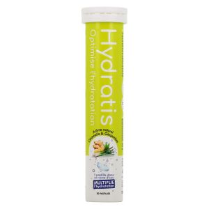 Hydratis Boost l'Hydratation*, Electrolyte et Oligoélément - Citronnelle Gingembre -20 Pastilles