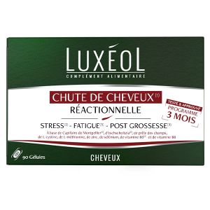 Lux&eacute;ol Chute de Cheveux R&eacute;actionnelle 90 g&eacute;lules