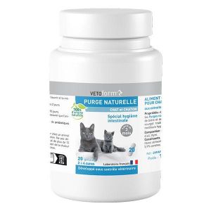 Purge naturelle Chat et chaton - 20 gélules