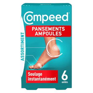 Compeed&reg; - Assortiment Pansements Ampoules x6