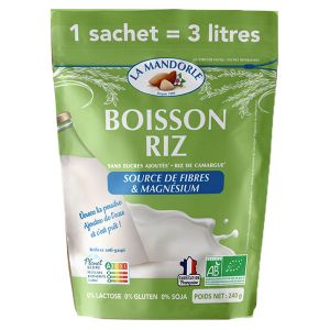 La Mandorle Boisson Végétale Riz en Poudre Bio 240g