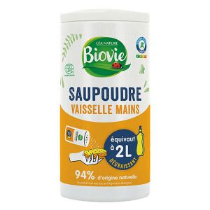 Biovie, Vaisselle main en poudre, senteur citron, 200g