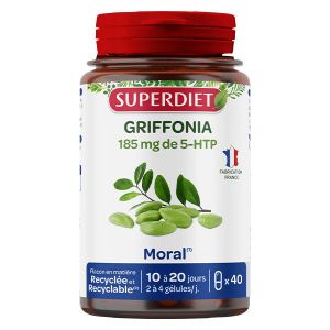 Superdiet Humeur M&eacute;moire Griffonia - Cure de 10 &agrave; 20 jours