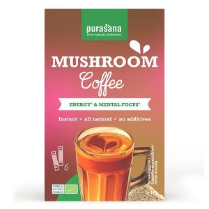 Purasana Caf&eacute; Instantan&eacute; aux Champignons BIO 6 x 3 g