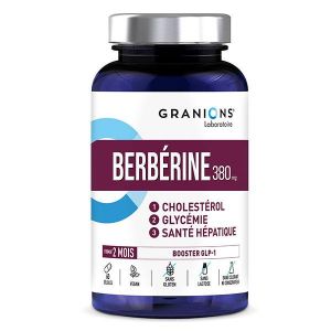 Granions Berbérine - Ail noir,  Berbérine, Chrome- Cholestérol, Glycémie - 2 mois