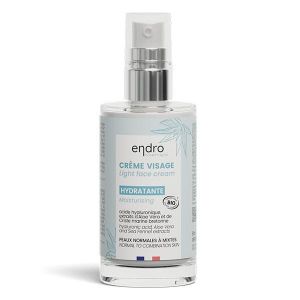 Endro Crème Légère Hydratante 100% d’origine naturelle texture fluide 50 ml