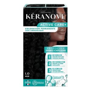 K&eacute;ranove Active Care+ Coloration cr&egrave;me permanente 1.0 Noir