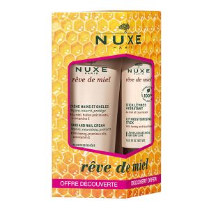Nuxe R&ecirc;ve de Miel Duo Gourmand Mains & L&egrave;vres 34ml