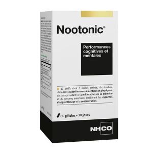 Nhco Nootonic  performances cognitives 80 g&eacute;lules