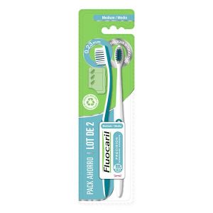 Fluocaril Brosse à dents Précision Interdentaire Médium 0,23mm 2PC