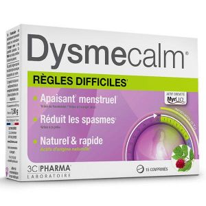 3C Pharma DysmeCalm R&egrave;gles difficiles 15 comprim&eacute;s